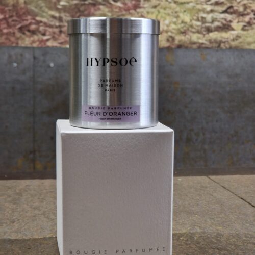 Bougie parfumée dans sa boîte métal -  Fleur d'oranger